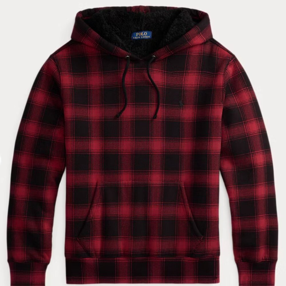 Plaid Fleece Hoodie
